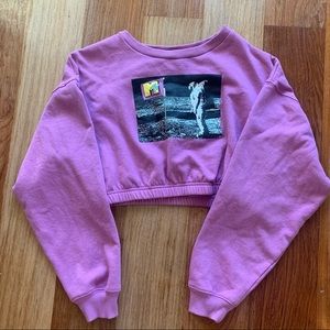 Target MTV Cropped Crew Neck